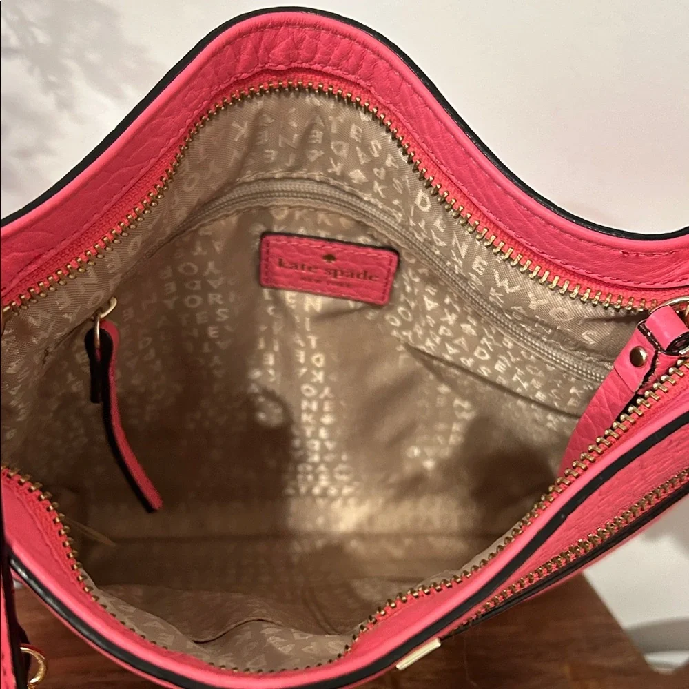 kate spade Hot Pink Perforated Crossbody Bag - Picture 3 of 4